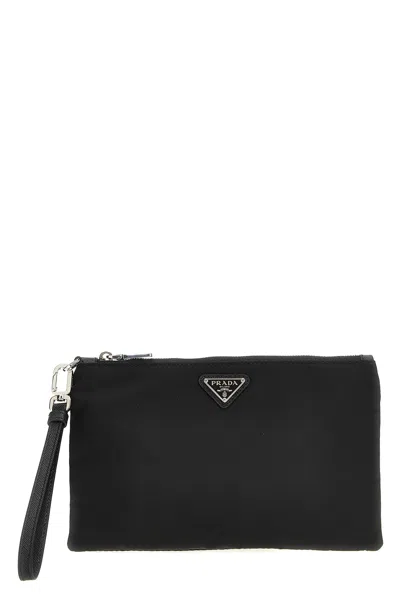 PRADA PRADA RE-NYLON CLUTCH