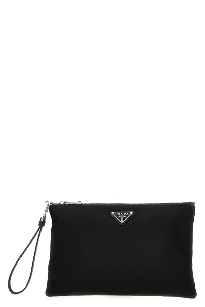 PRADA PRADA RE-NYLON CLUTCH BAG