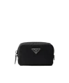 Prada Necessaire Re-nylon Pouch In Black