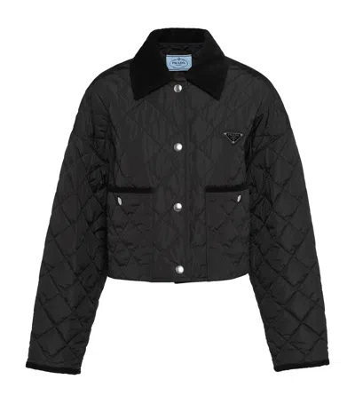 PRADA PRADA RE-NYLON CROPPED JACKET
