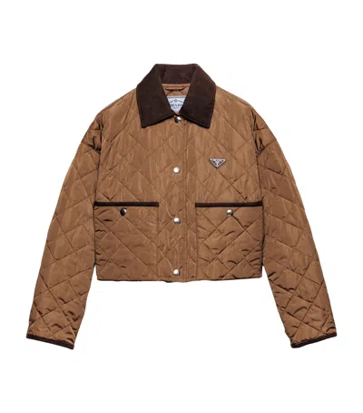 PRADA PRADA RE-NYLON CROPPED JACKET