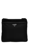Prada Re-nylon Crossbody Bag Crossbody Bags Black In Black