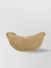 Prada Women's Beige Re-nylondemi-lune Shoulder Bag