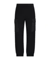 Prada Straight Trousers With Back And Cargo Pockets In Black