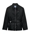 Prada Black Down Jacket In Black