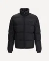 Prada Mens Black Medium-weight Re-nylon Down Jacket In Black