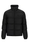 Prada Men Padded Jacket Re-nylon In Blue