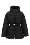 Prada Re-nylon Down Jacket In Black