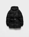 Prada Womens Black Re-nylon Down Jacket In Black