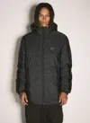 Prada Re-nylon Puffer Jacket In Black