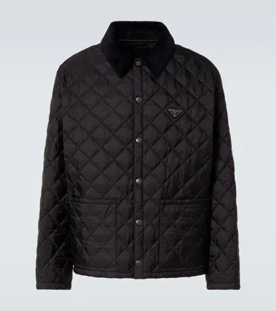 PRADA RE-NYLON QUILTED JACKET