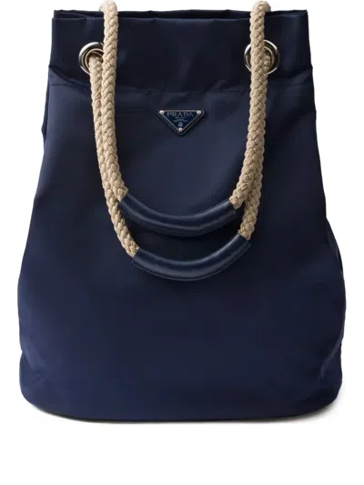 Prada Mariner Re-nylon Tote Bag In Baltic Sea Blue