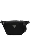 Prada Re-nylon Enamel-logo Belt Bag