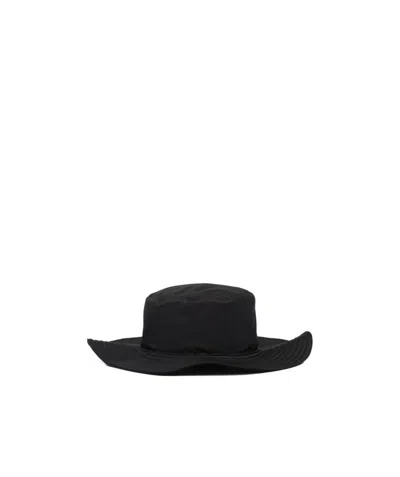 Prada Re-nylon Fedora Hat In Black