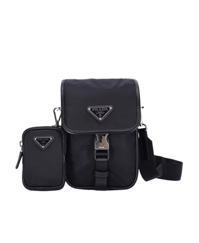 PRADA RE-NYLON FLAP MESSENGER BAG
