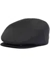 Prada Re-nylon Flat Cap In Black