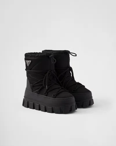 PRADA RE-NYLON GABARDINE APRÈS-SKI BOOTS