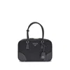 Prada Midnight Blue Canvas Medium Re-edition 1978 Handbag In Blue