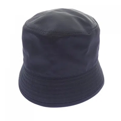 Pre-owned Prada Re Nylon Hat In Blue