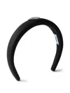 Prada Re-nylon Headband In Black
