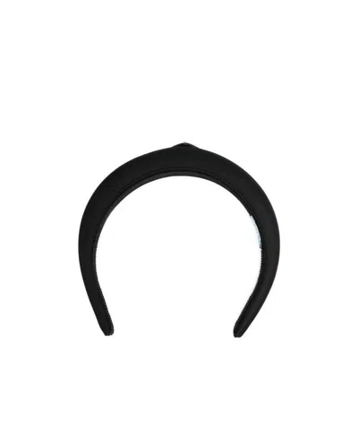 Prada Re-nylon Headband In Black