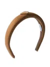 Prada Re-nylon Headband In Braun