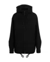 Prada Re-nylon Hooded Jacket In Black