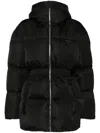 PRADA PRADA RE-NYLON HOODED PUFFER JACKET