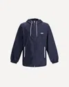 Prada Functional Re-nylon Hooded Jacket In Blue