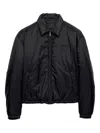 Prada Logo-plaque Zip-up Jacket