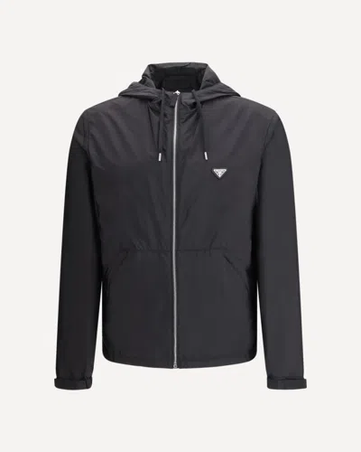 Prada Re-nylon Jacket In Black