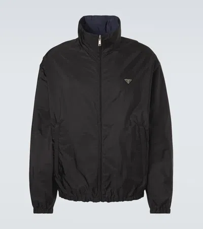 Prada Re-nylon Jacket In Black