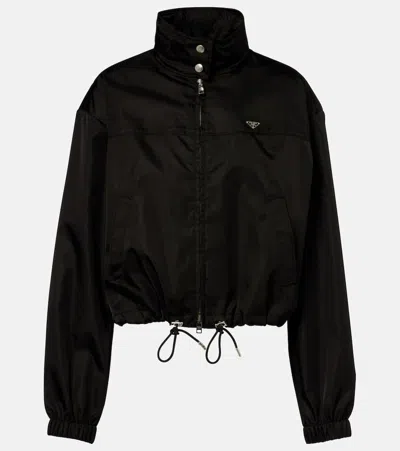 Prada Re-nylon Jacket In Black