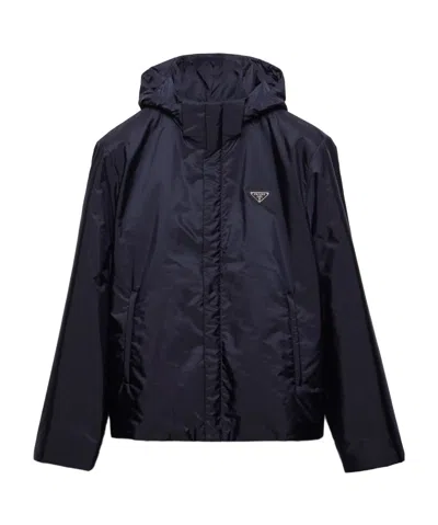 Prada Re-nylon Jacket In Blue
