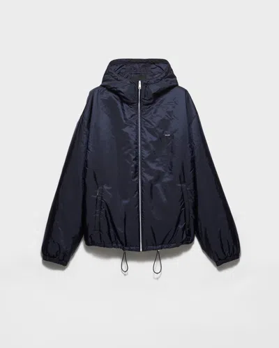 Prada Re-nylon Jacket In Blue