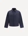 Prada Blue Nylon Shell Jacket In Blue