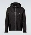 Prada Re-nylon Hooded Jacket In Schwarz