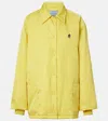 Prada Re-nylon Blouson Jacket In Yellow