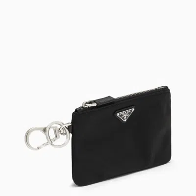 Prada Re-nylon Key Ring With Logo