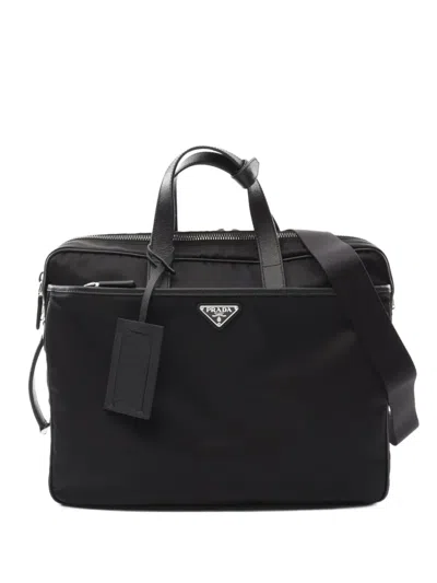Pre-owned Prada Re-nylon Laptop Bag