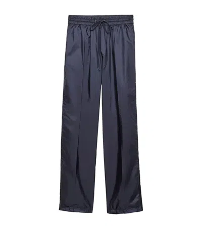 Prada Re-nylon Lightweight Trousers In Blue