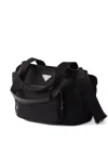 Prada Re-nylon Logo-detail Tote Bag In Black