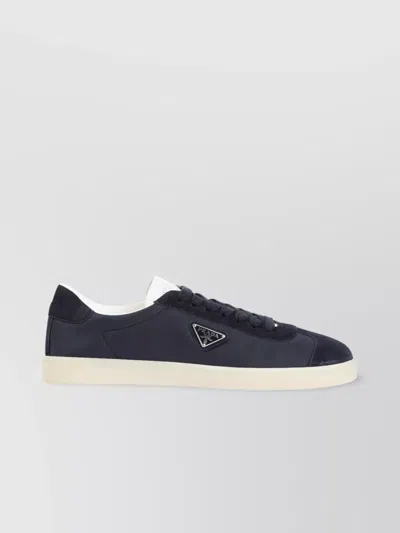 Prada Re-nylon Low-top Sneakers In Black