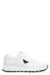 Prada White Nylon And Leather Prax 2.0 Sneakers In White