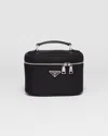 Prada Lunchbox-hülle Aus Re-nylon In Black