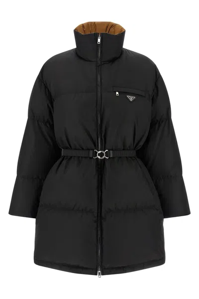 PRADA RE-NYLON MAXI DOWN JACKET