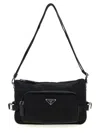 Prada Medium Re-nylon And Saffiano Leather Shoulder Bag