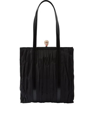 Prada Re-nylon Medium Tote Bag With Mythological Figure In Pattern