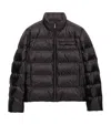 Prada Re-nylon Medium-weight Down Jacket In Black