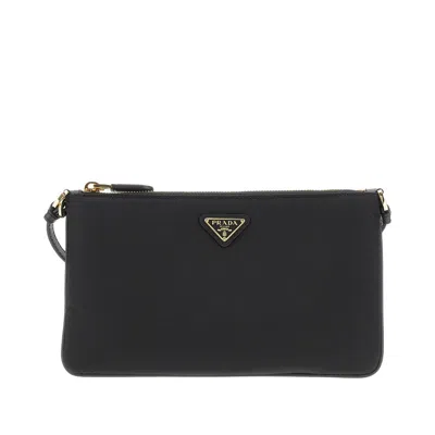 Prada Re-nylon Mini Bag In Black